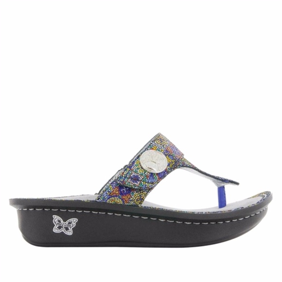 New Alegria Carina Aztec Dottie Sandal Clog - Picture 2 of 6